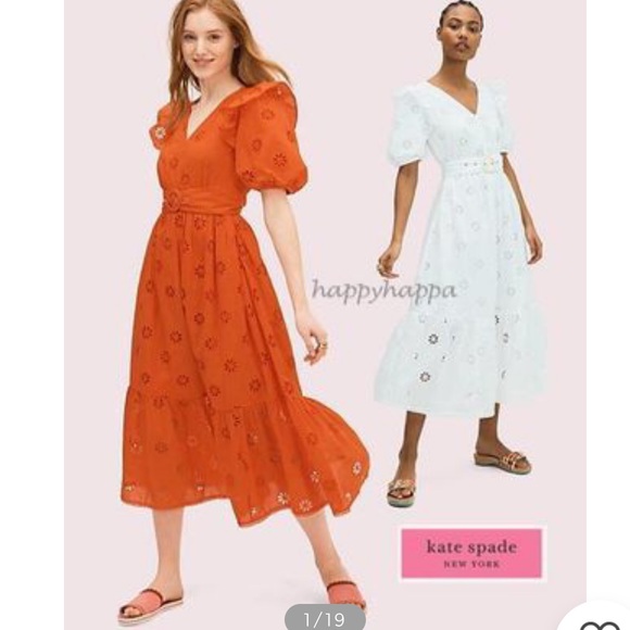 kate spade Dresses & Skirts - Kate spade new orange maxi dress